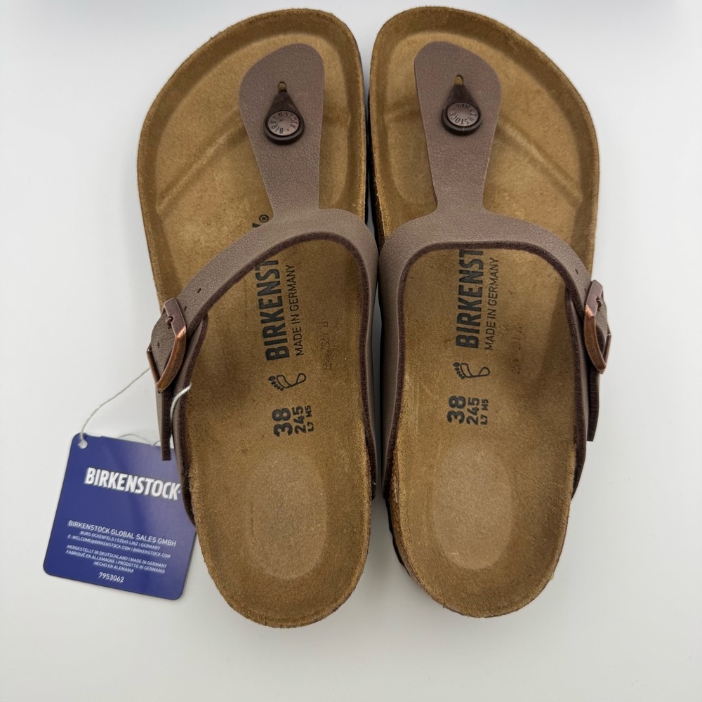 Women’s Birkenstock Gizeh Mocca Thong Sandal Size 7